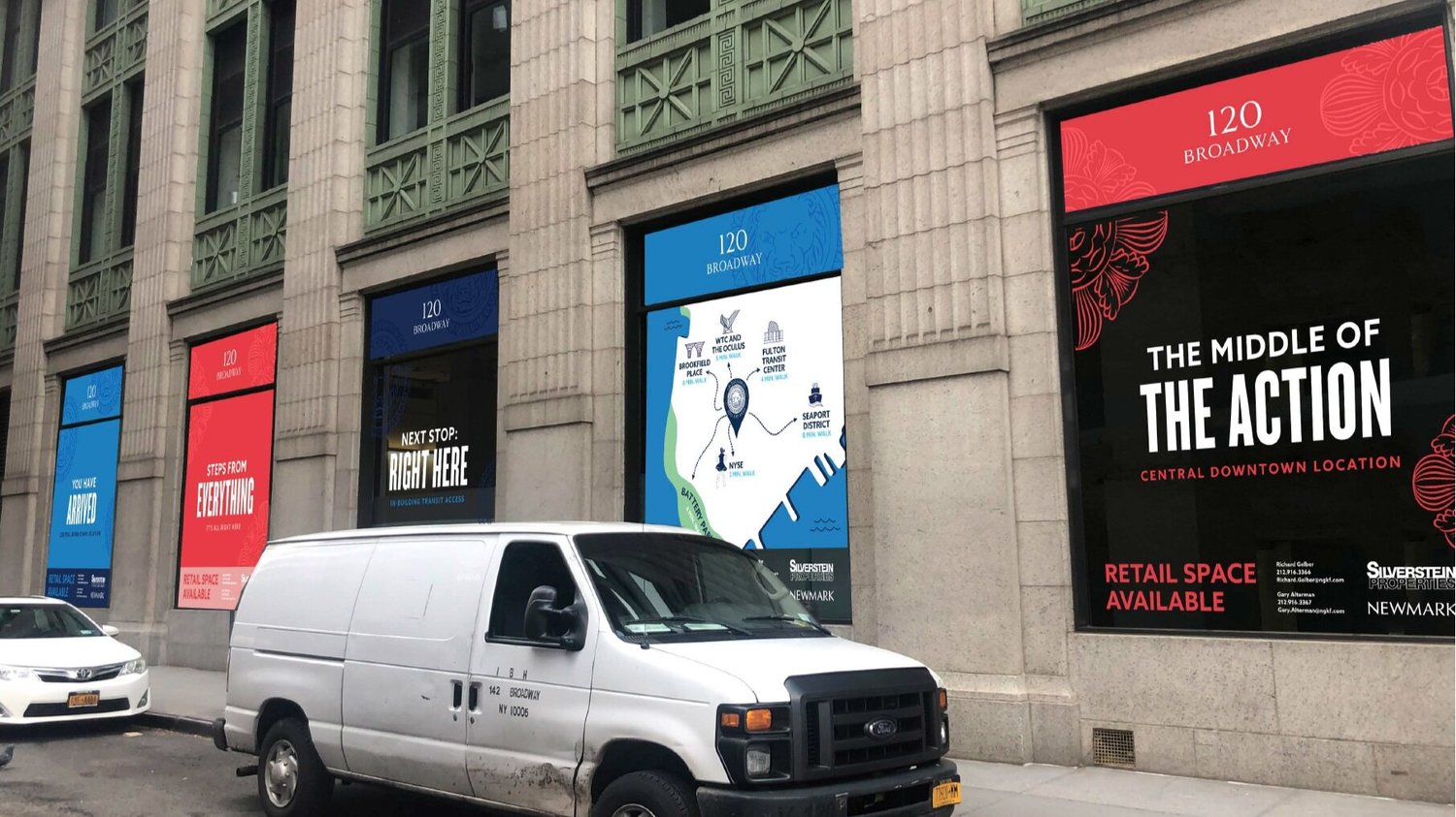 Custom printing installed on site