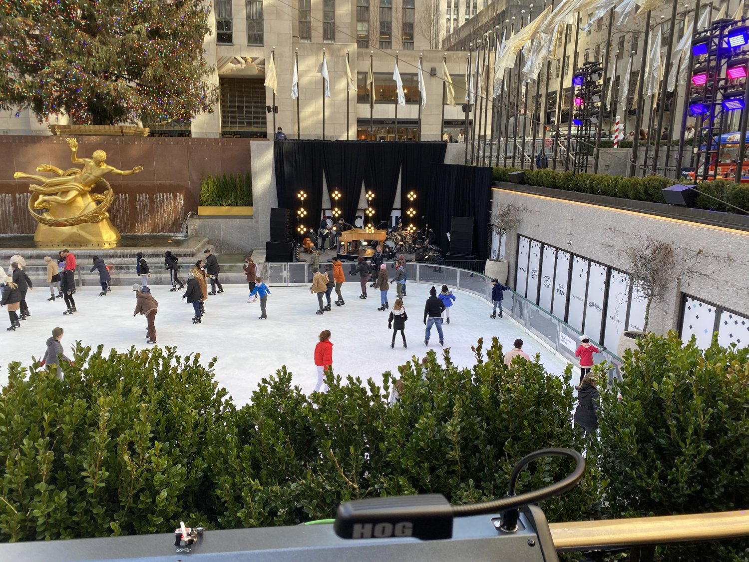 Rockefeller Plaza - event production by Wizard Studios