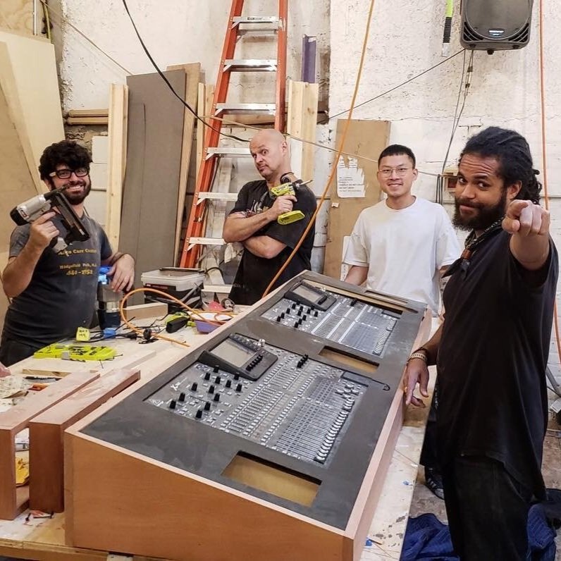 Wizard Studios production crew at work